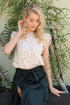 Heidi Chiffon  Top - Funfetti Print